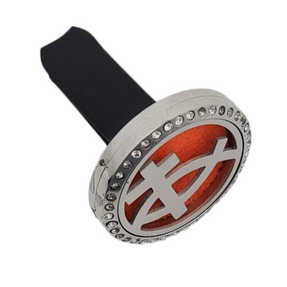 Fish of Life with Crystals Essential Oil Car Diffuser Stainless Steel NEW - Picture 8 of 8